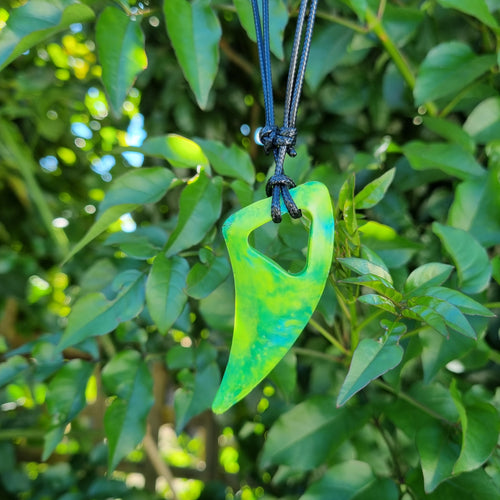 Claw Necklace - recycled plastic