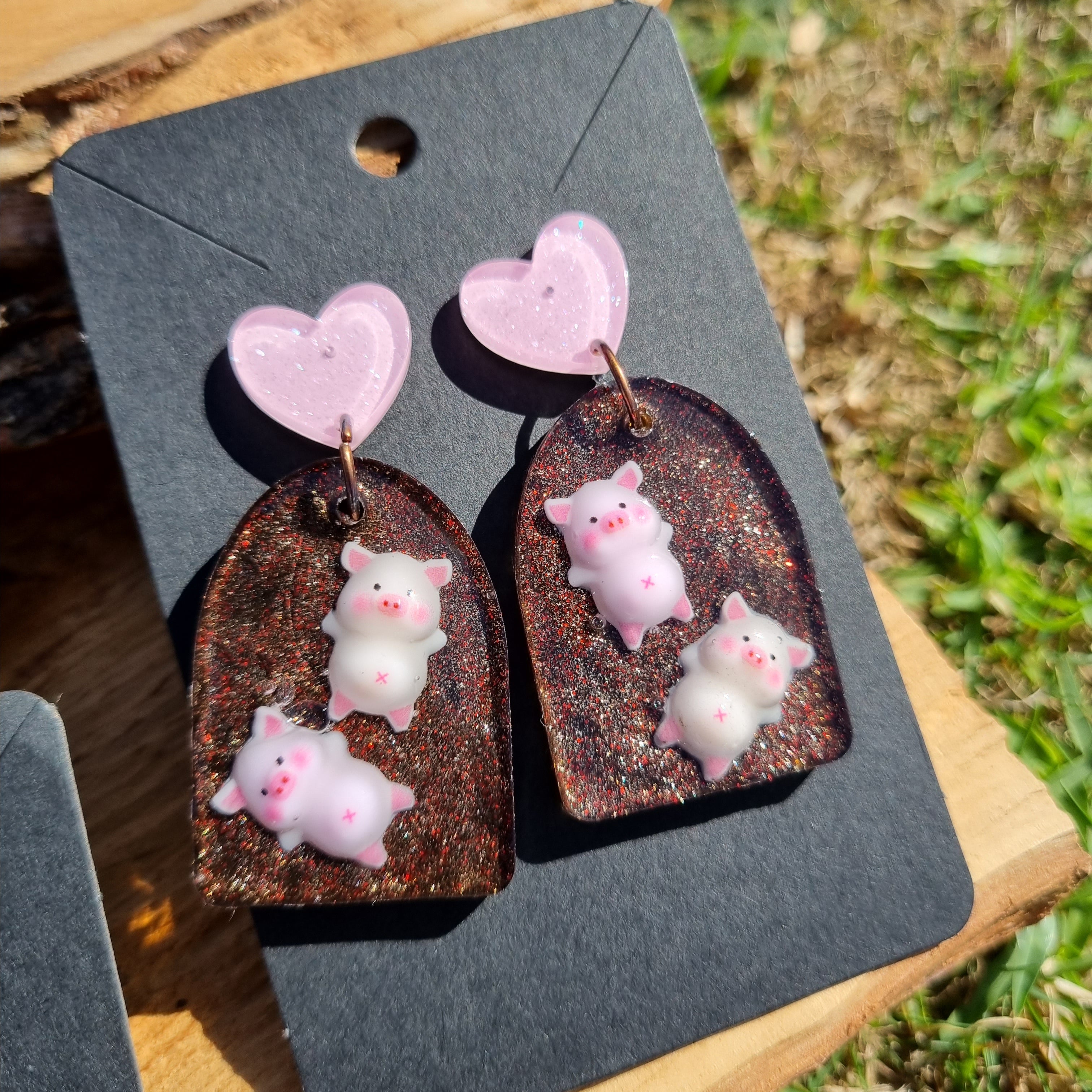 Pigs In Mud Earrings