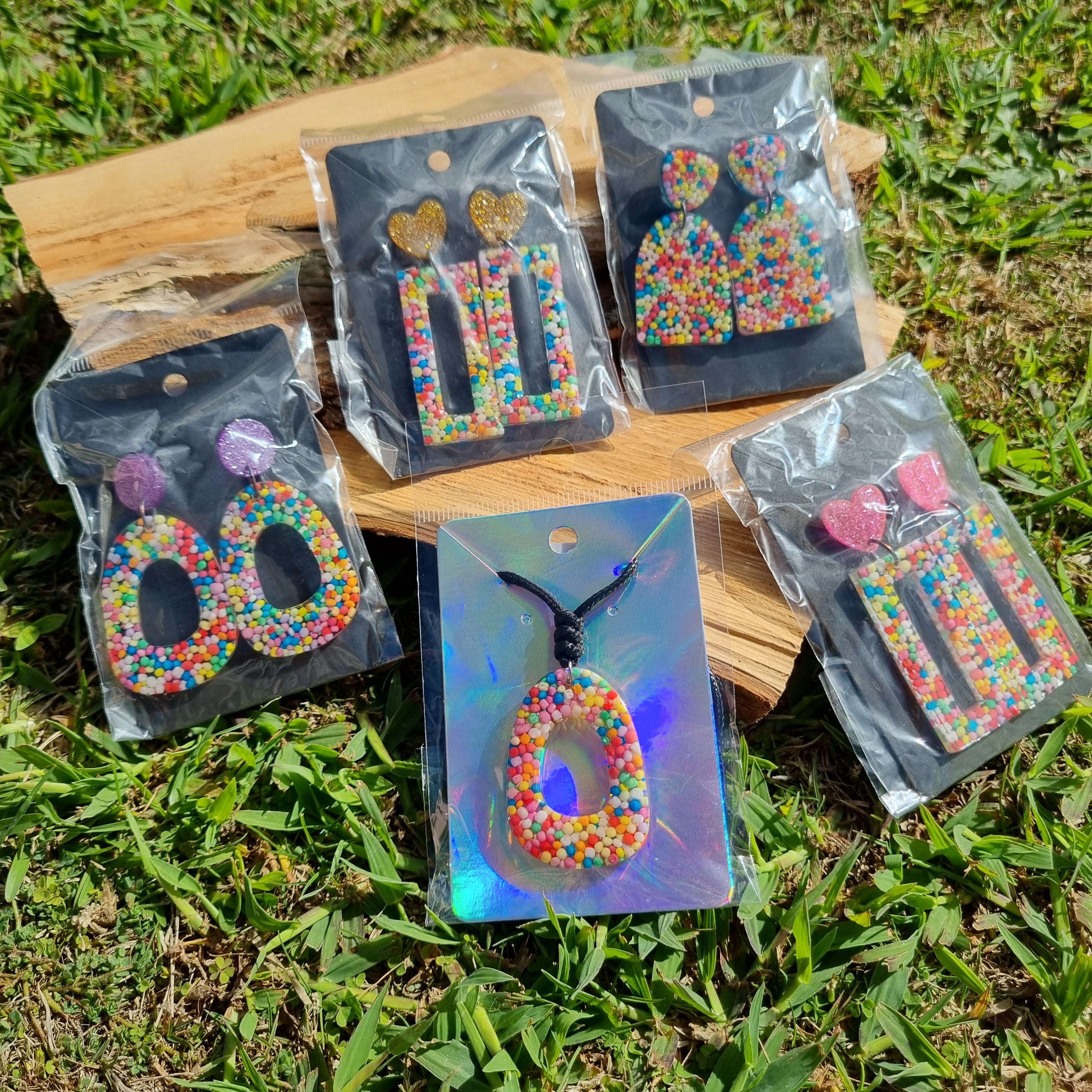 Rainbow Sprinkle Jewelry