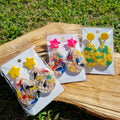 Brick Resin Earrings