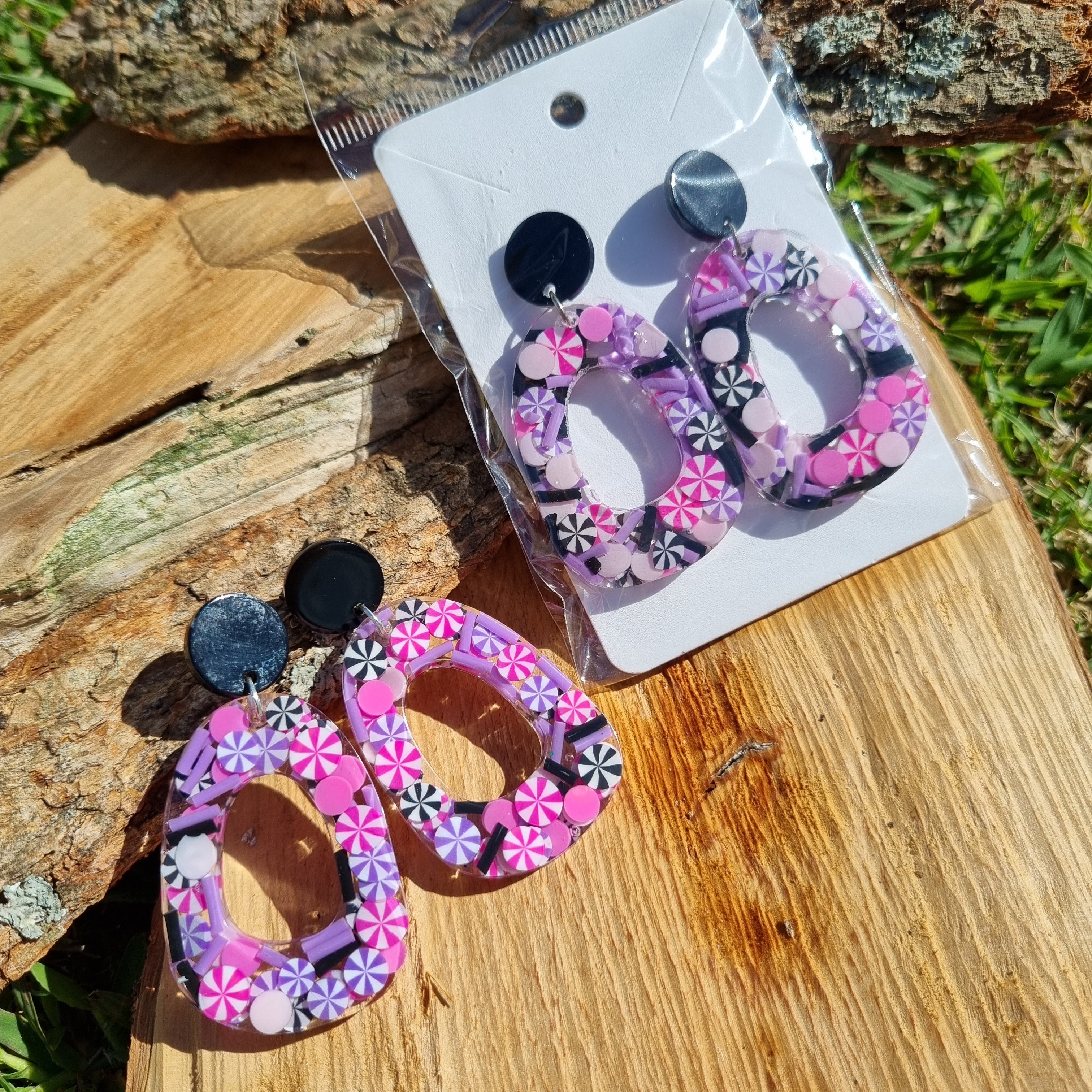 Candy Resin Earrings