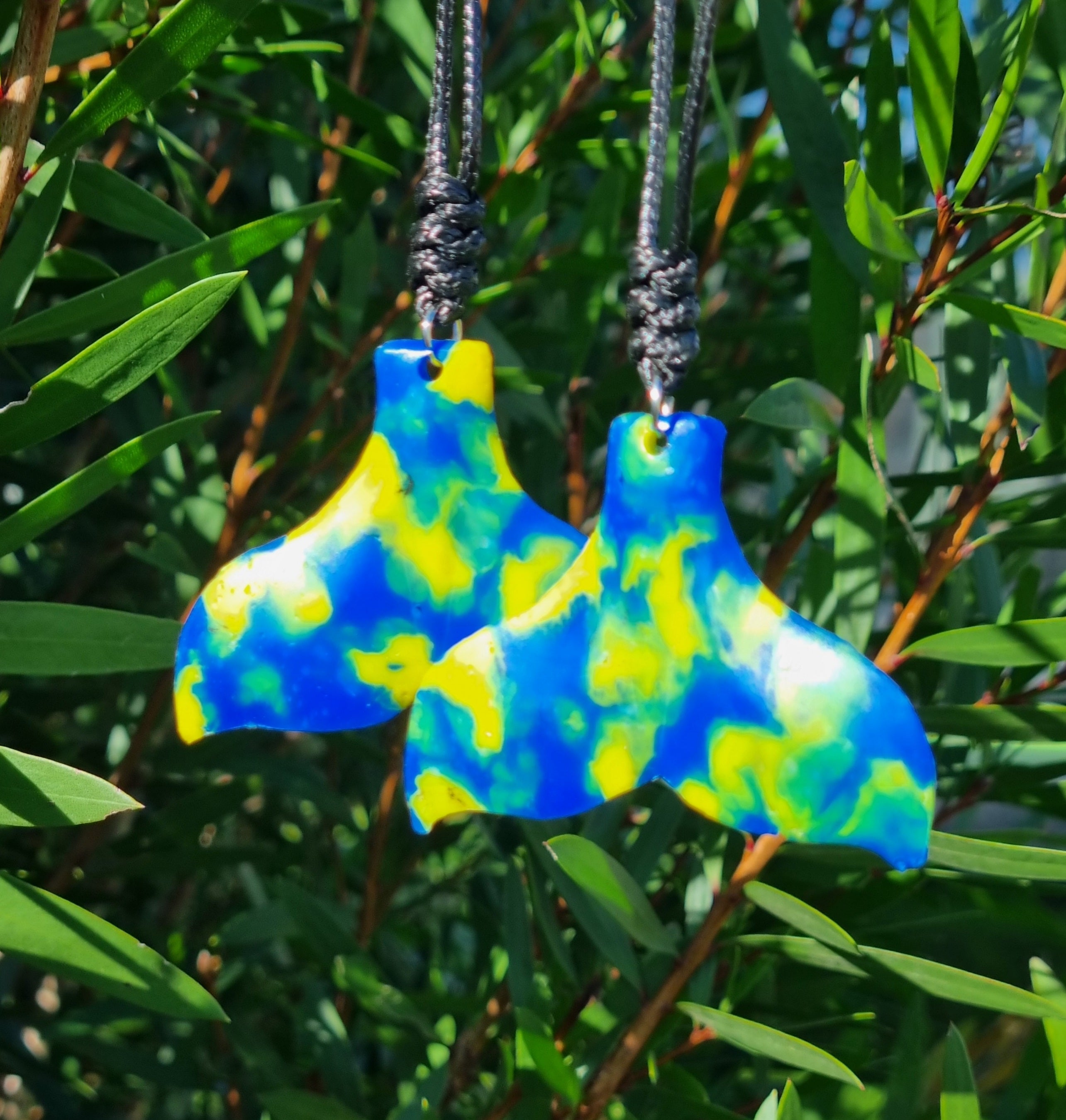 Whale Necklace - recycled plastic