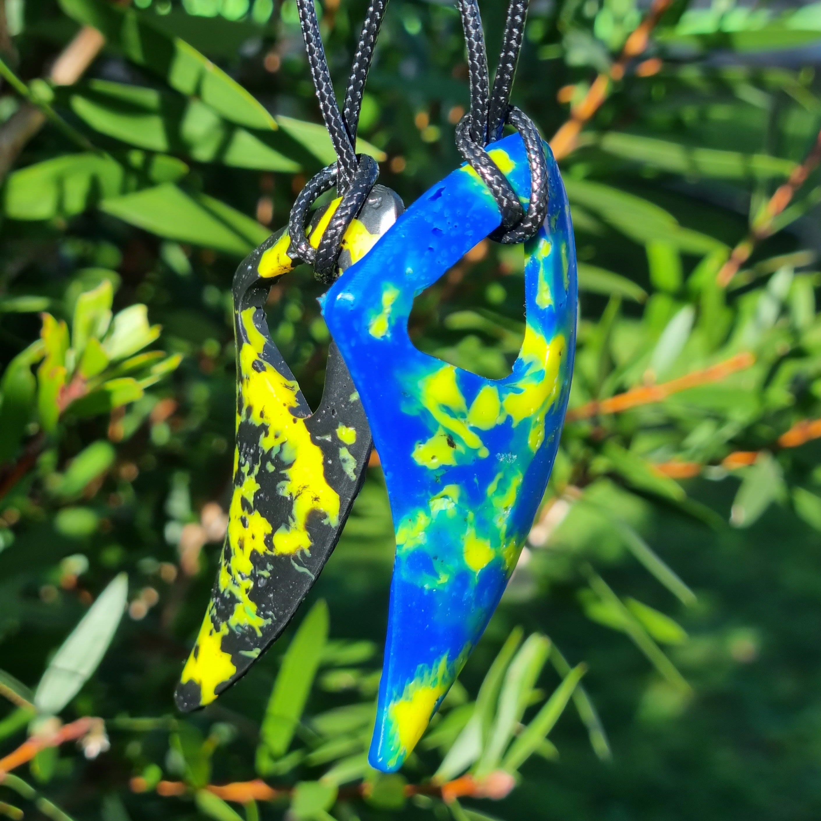 Claw Necklace - recycled plastic